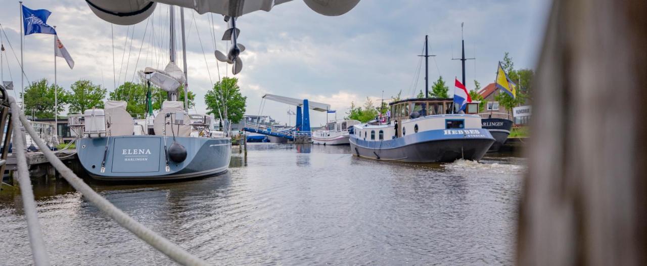 Unieke Woonboot In Harlingen Apartment Екстериор снимка